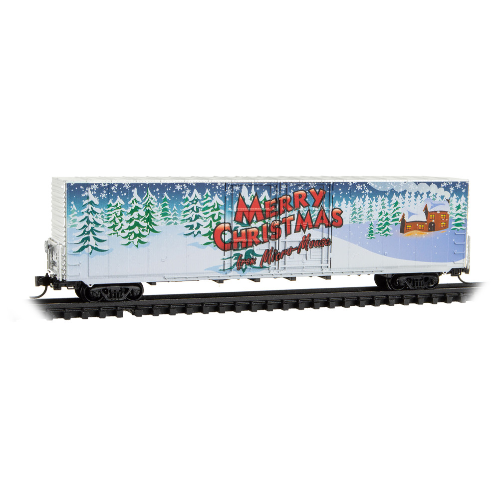 2024 Micro-Mouse Christmas 60' excess height boxcar