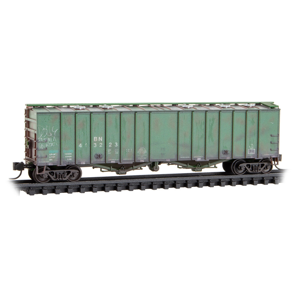 Burlington Northern weathered covered hopper 2-pack