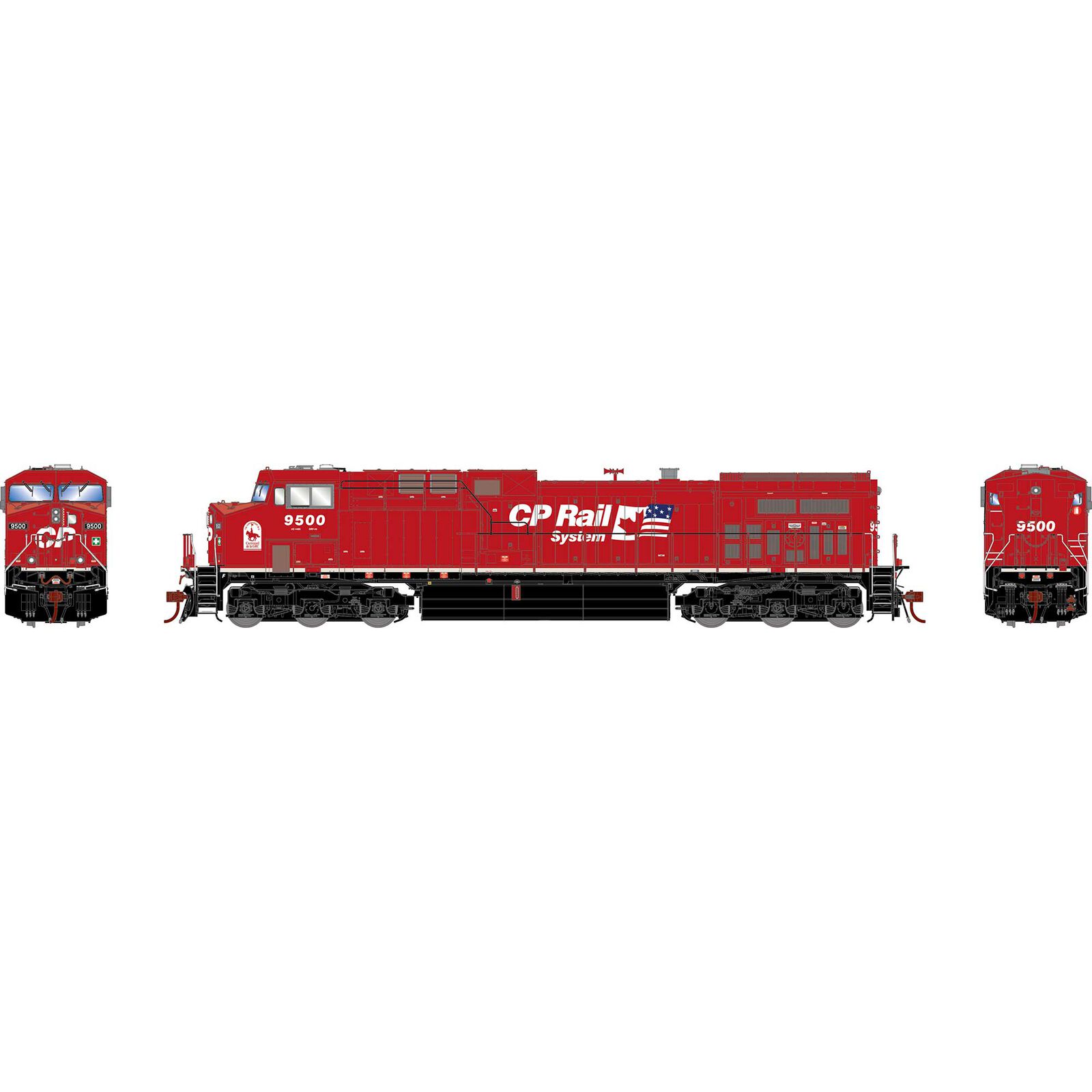 CP Rail AC4400 #9500 With Tsunami2