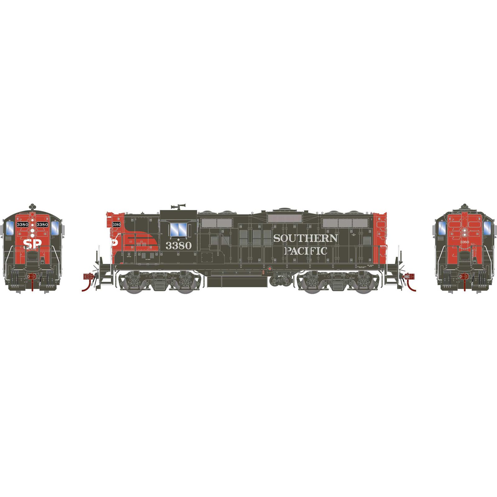 Southern Pacific GP9E #3380 With Tsunami2