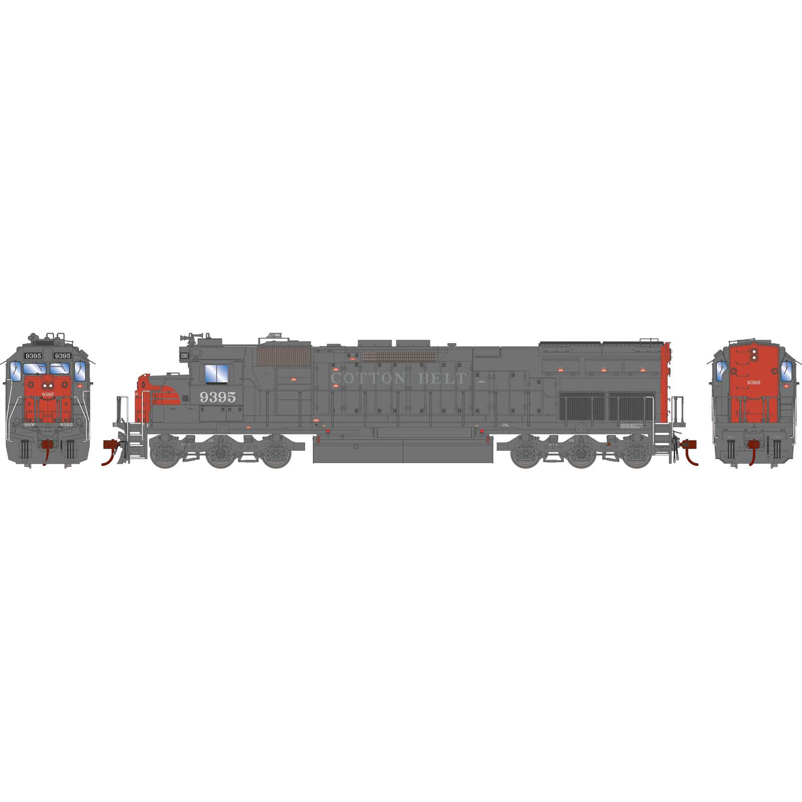 Cotton Belt SD45T-2 #9395