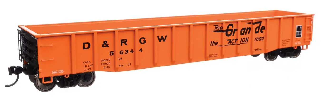 Denver & Rio Grande Western 53' Thrall Gondola #56344