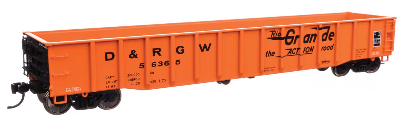 Denver & Rio Grande Western 53' Thrall Gondola #56365