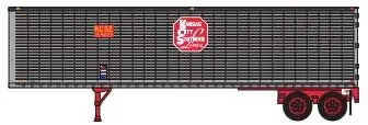 Kansas City Southern 40' corrugated trailer #205028