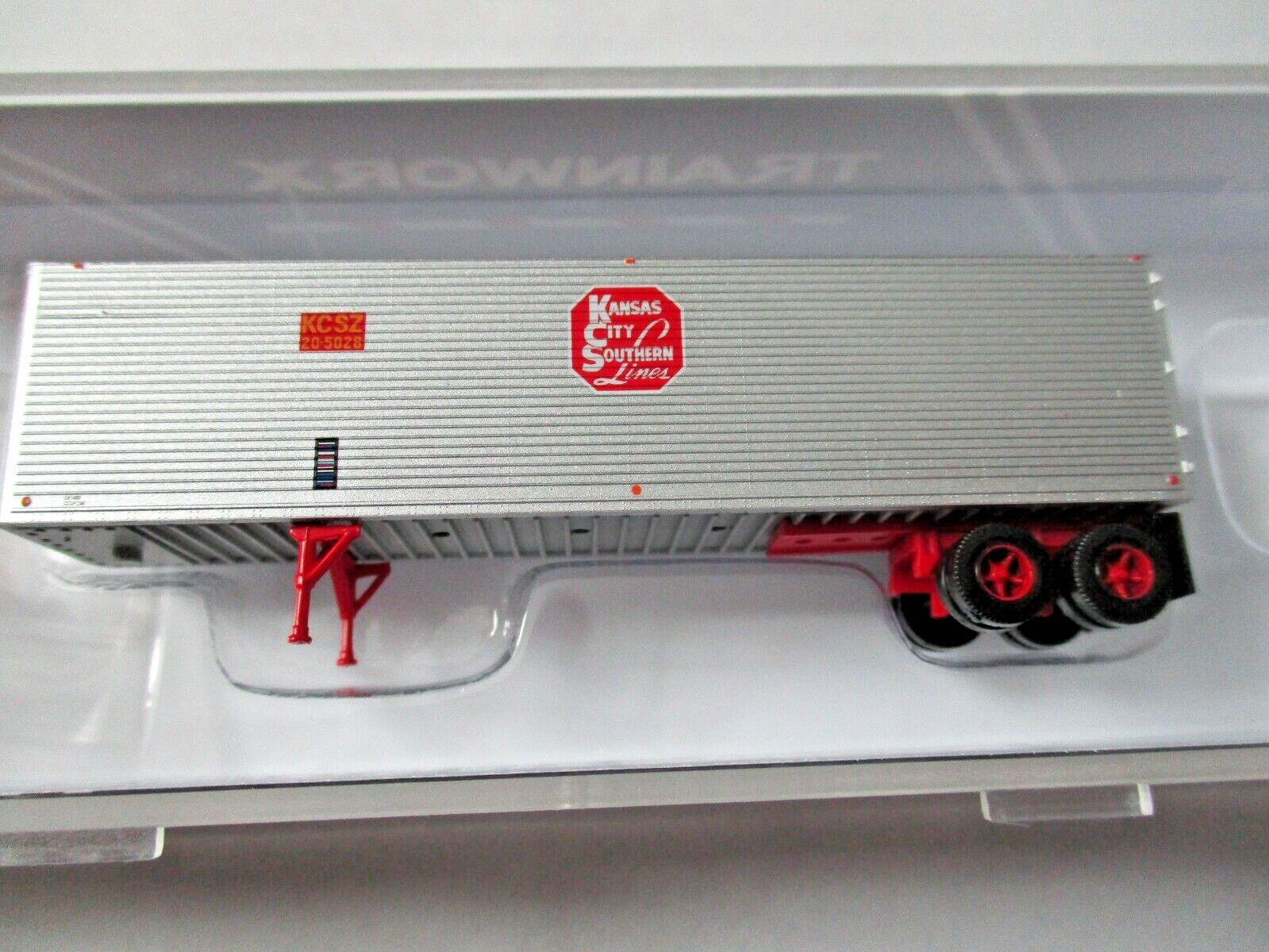 Kansas City Southern 40' corrugated trailer #205028