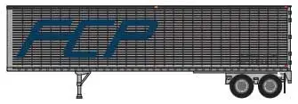 FCP 40' corrugated trailer #23235