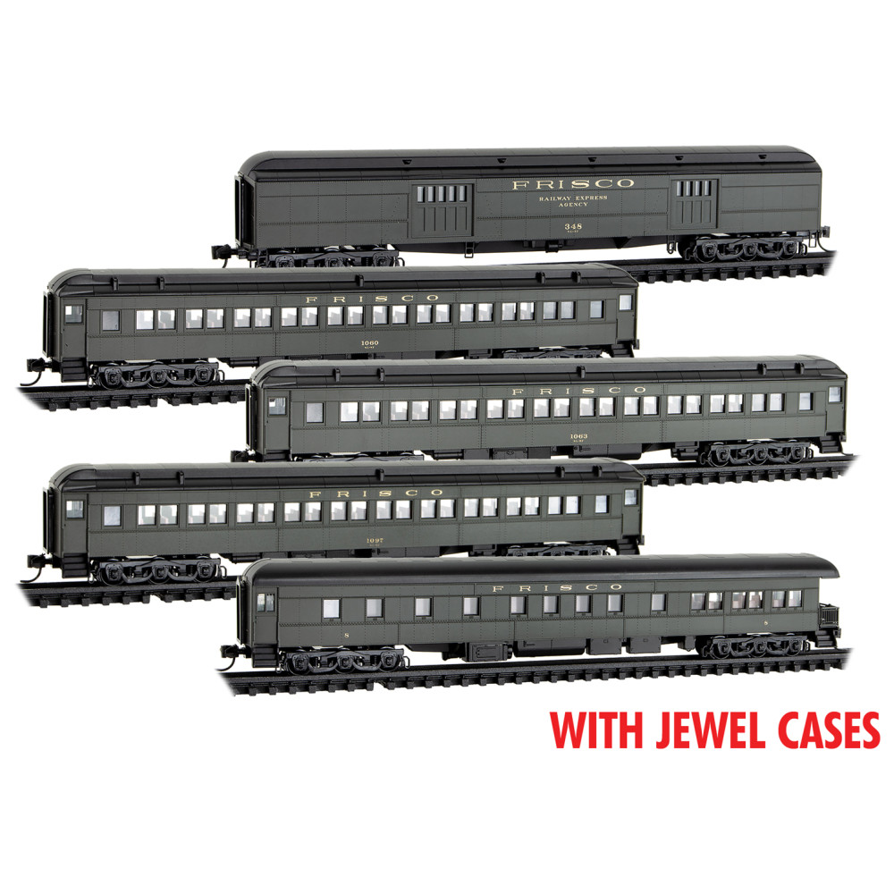 Frisco heavyweight passenger car 5-pack