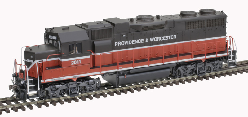 Providence & Worcester GP38 Locomotive #2011 With ESU LokSound
