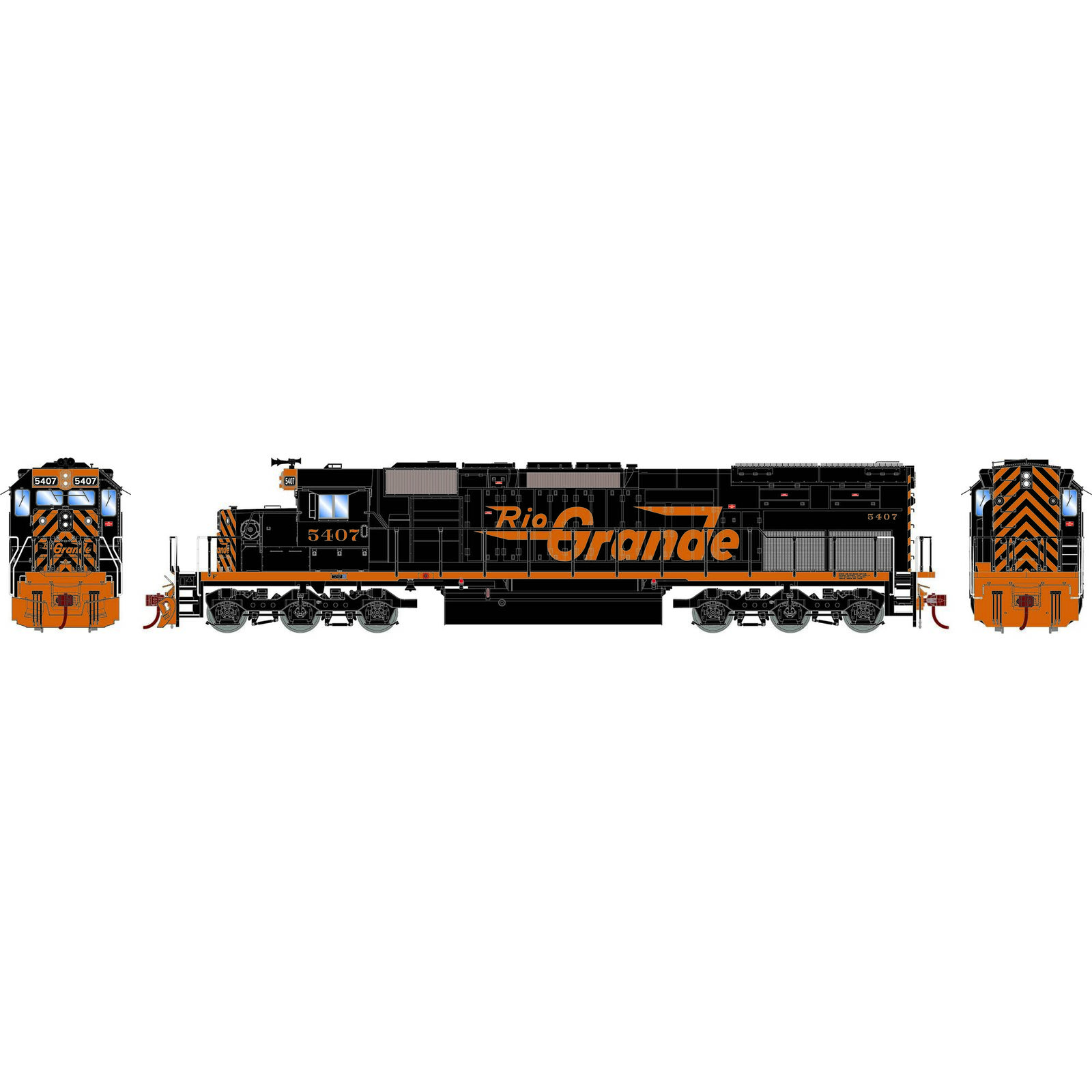 Denver & Rio Grande Western SD40T-2 #5407