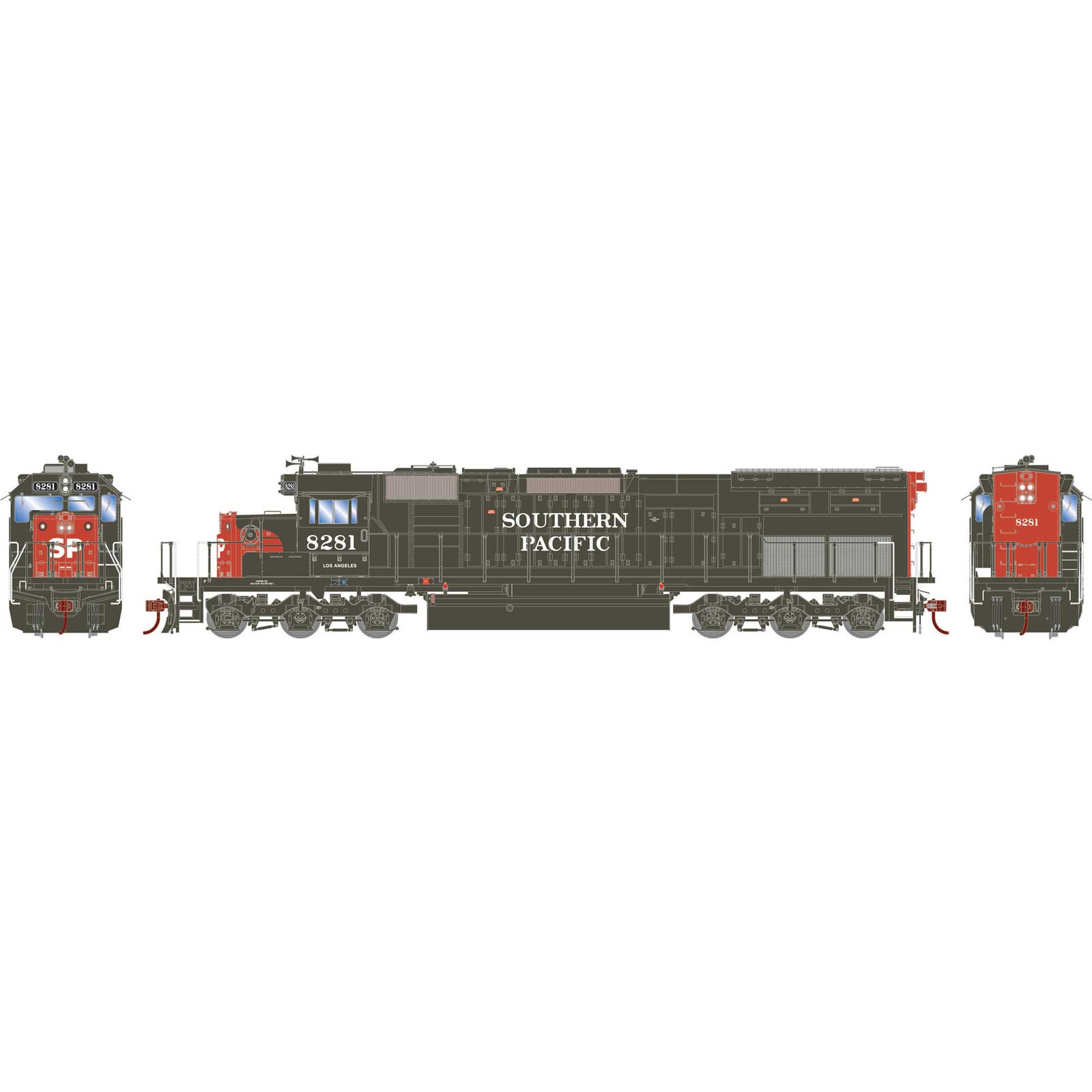 Southern Pacific SD40T-2 #8281 With Econami DCC & Sound