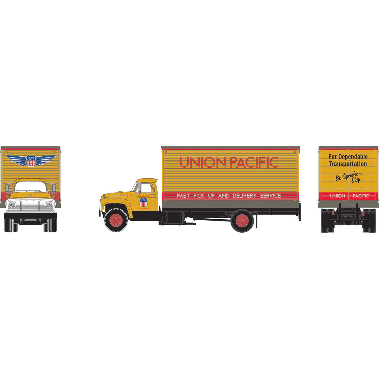 Union Pacific Ford F-850 Box Van #307