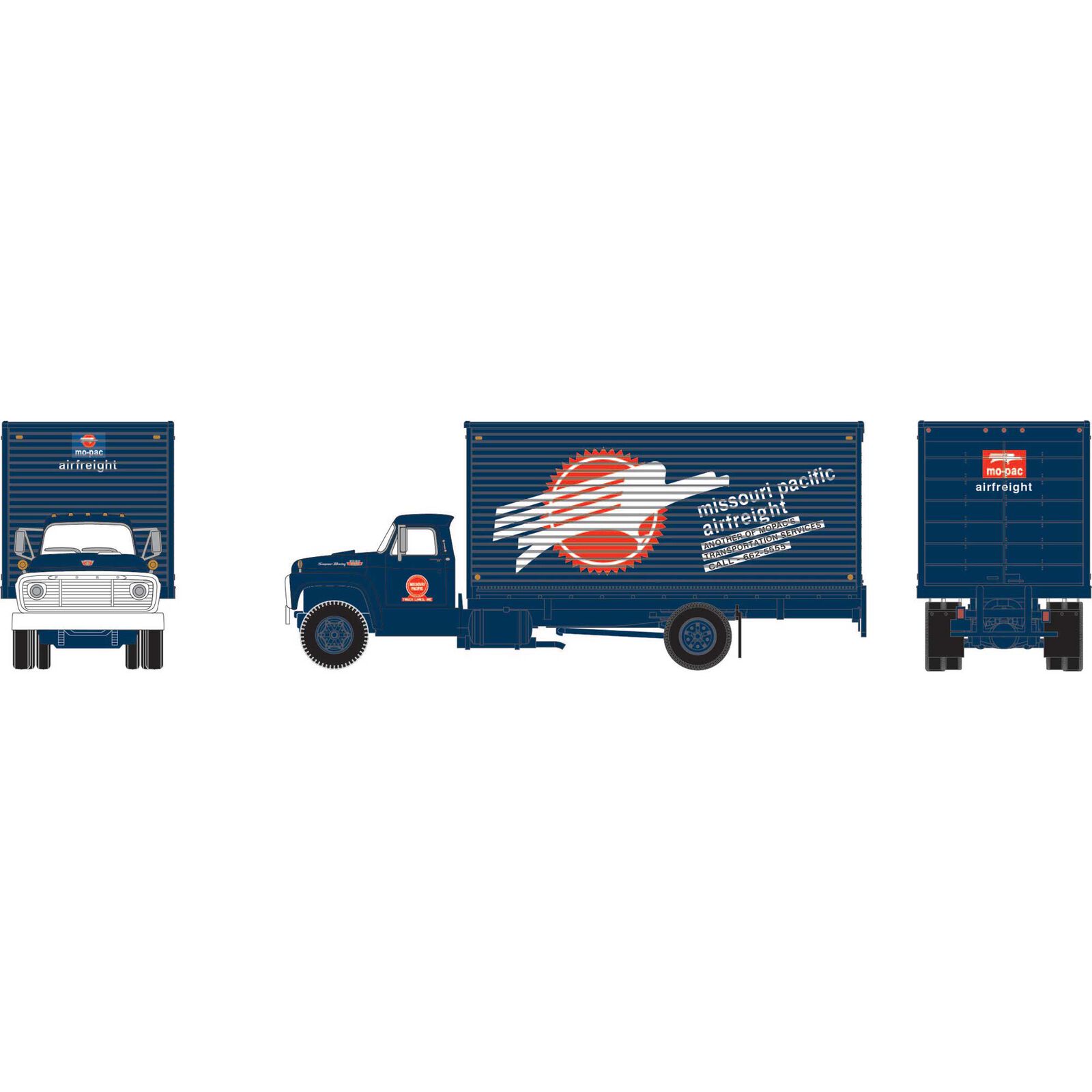 Missouri Pacific Ford F-850 Box Van