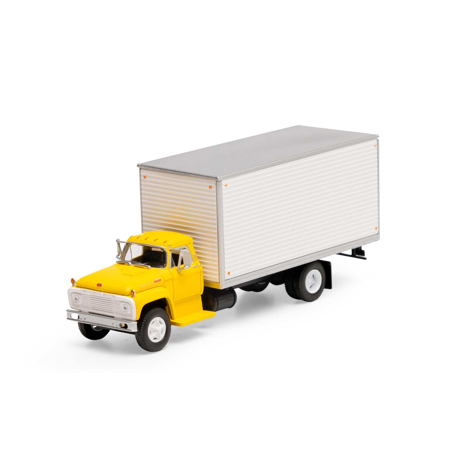 Yellow Ford F-850 Box Van