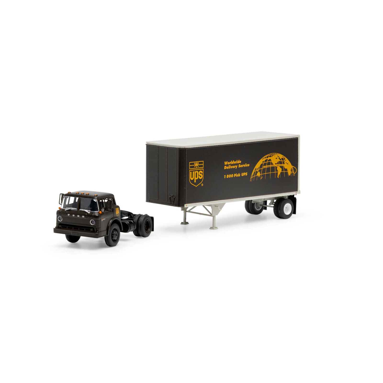 United Parcel Service Ford C With 28' Trailer