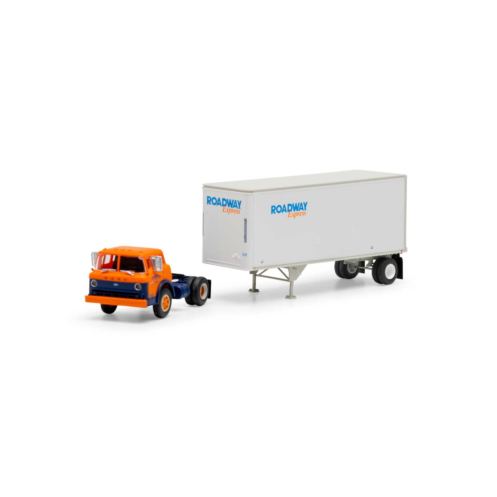 Roadway Express Ford C With 28' Trailer #2