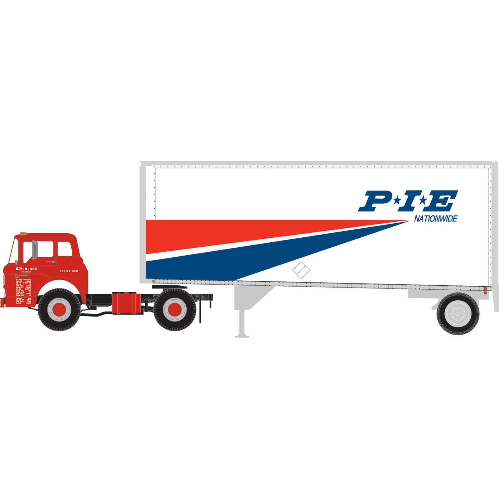 P.I.E. Ford C With 28' Trailer