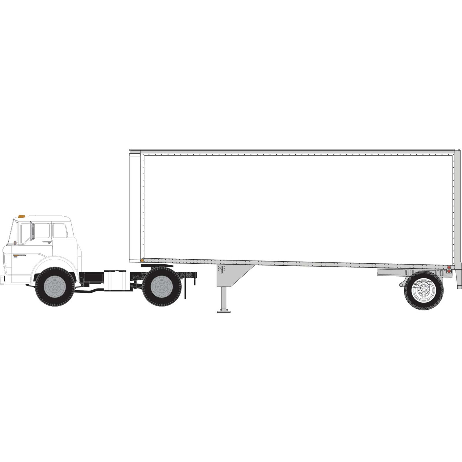 Owner Operator Ford C With 28' Trailer