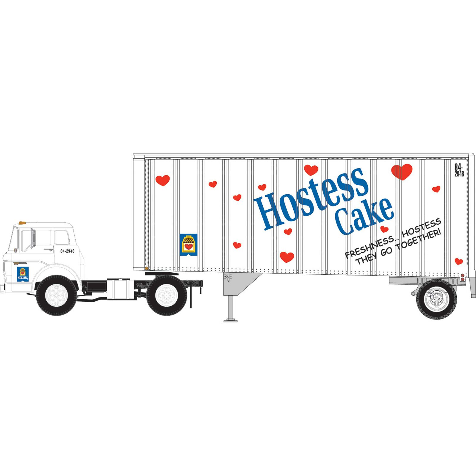 Hostess Ford C With 28' Trailer