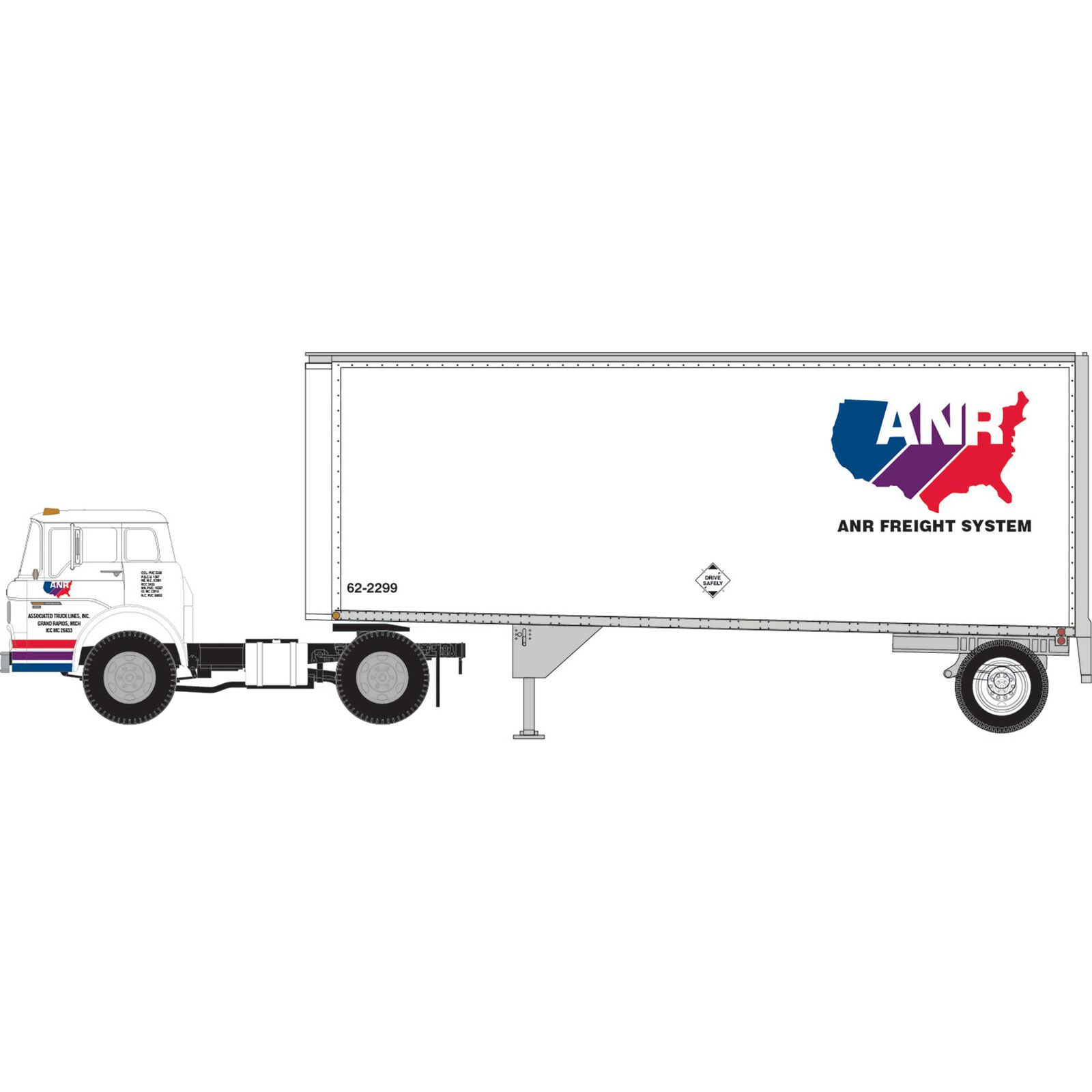 ANR Freight System Ford C With 28' Trailer