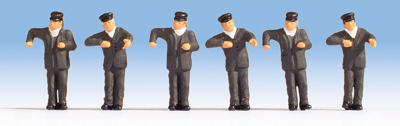 Engine Drivers Steam Locomotive 6-Piece Set