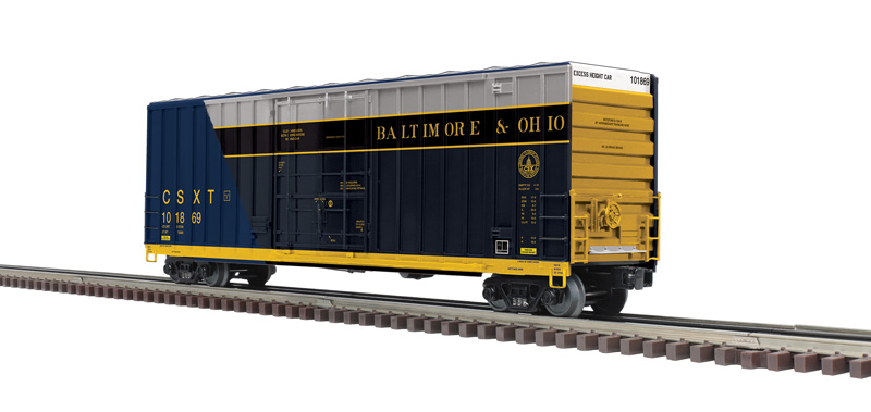 CSX Heritage 50' Gunderson high-cube boxcar 3-pack