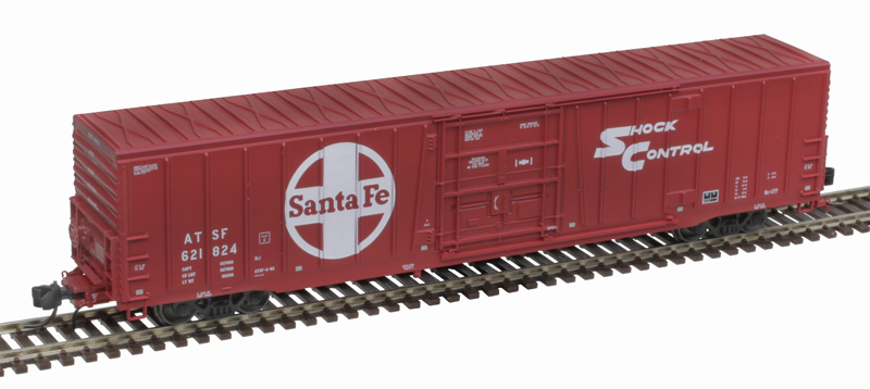 Santa Fe "Shock Control" gothic repaint BX-177 60' boxcar #622017