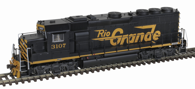 Rio Grande GP40-2 phase 1 #3118 with LokSound
