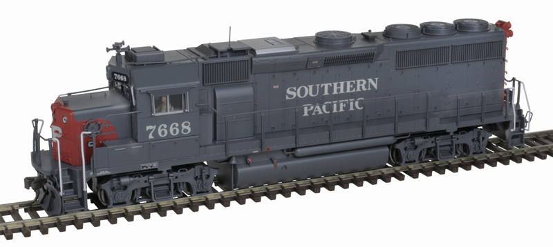 Southern Pacific GP40-2 phase 3 #7668 with LokSound