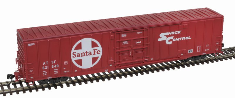 Santa Fe "Shock Control" gothic repaint BX-177 60' boxcar #621649
