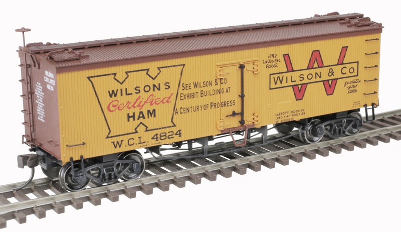Wilson Packing Certified Ham 36' wood reefer #4824