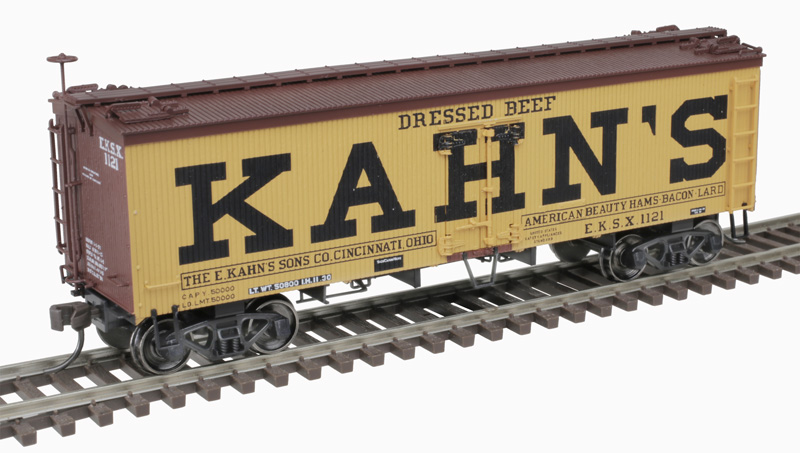 Kahn's Dressed Beef 36' wood reefer #1110