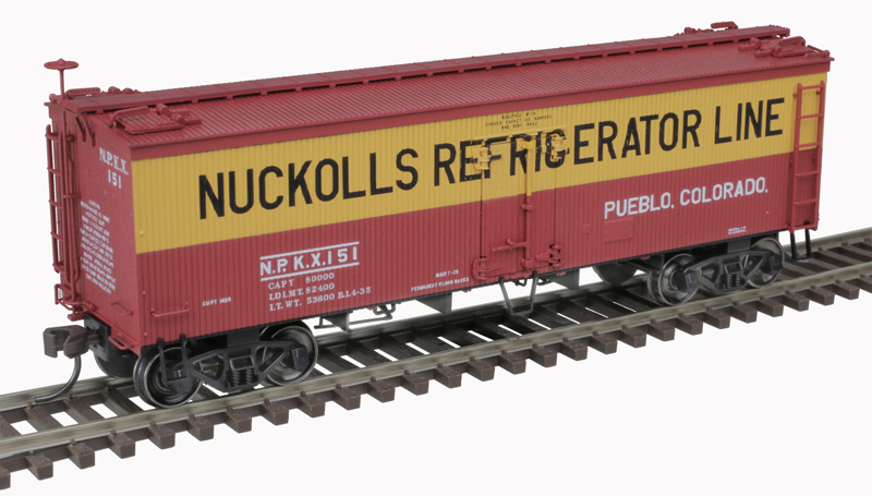 Nuckolls Refrigerator Line 36' wood reefer #151