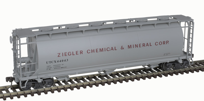 Ziegler Chemical & Mineral Corp. 3-bay cylindrical hopper #44043