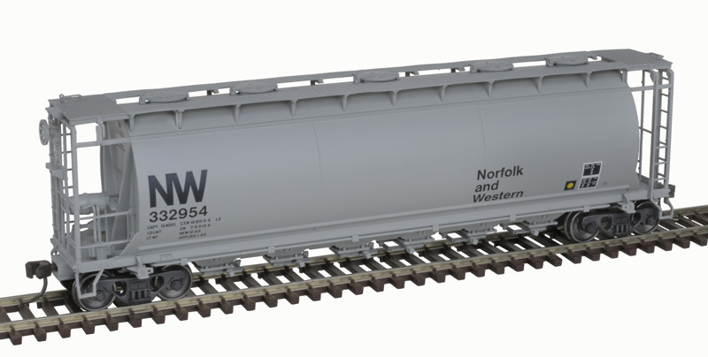 Nortfolk & Western 6-bay cylindrical hopper #332959