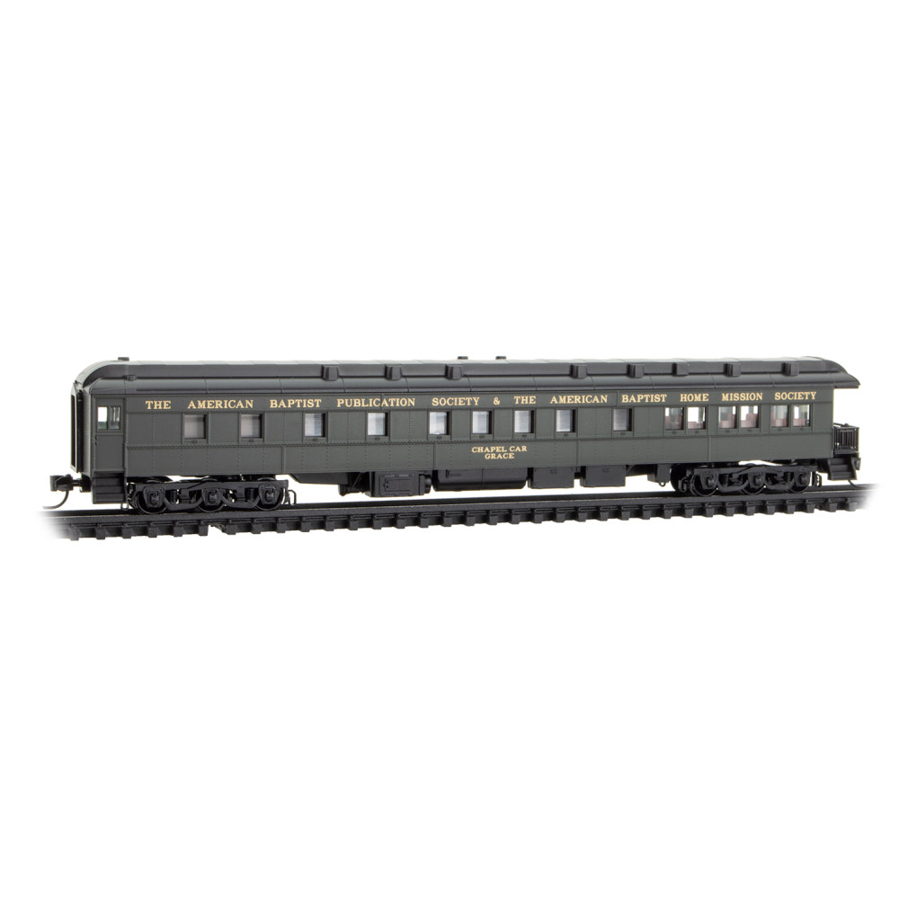 Baptist Church chapel car 83' 3-2 heavyweight observation car