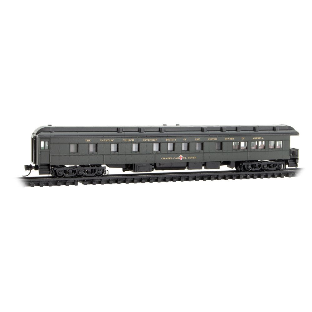Catholic Church chapel car 83' 3-2 heavyweight observation car
