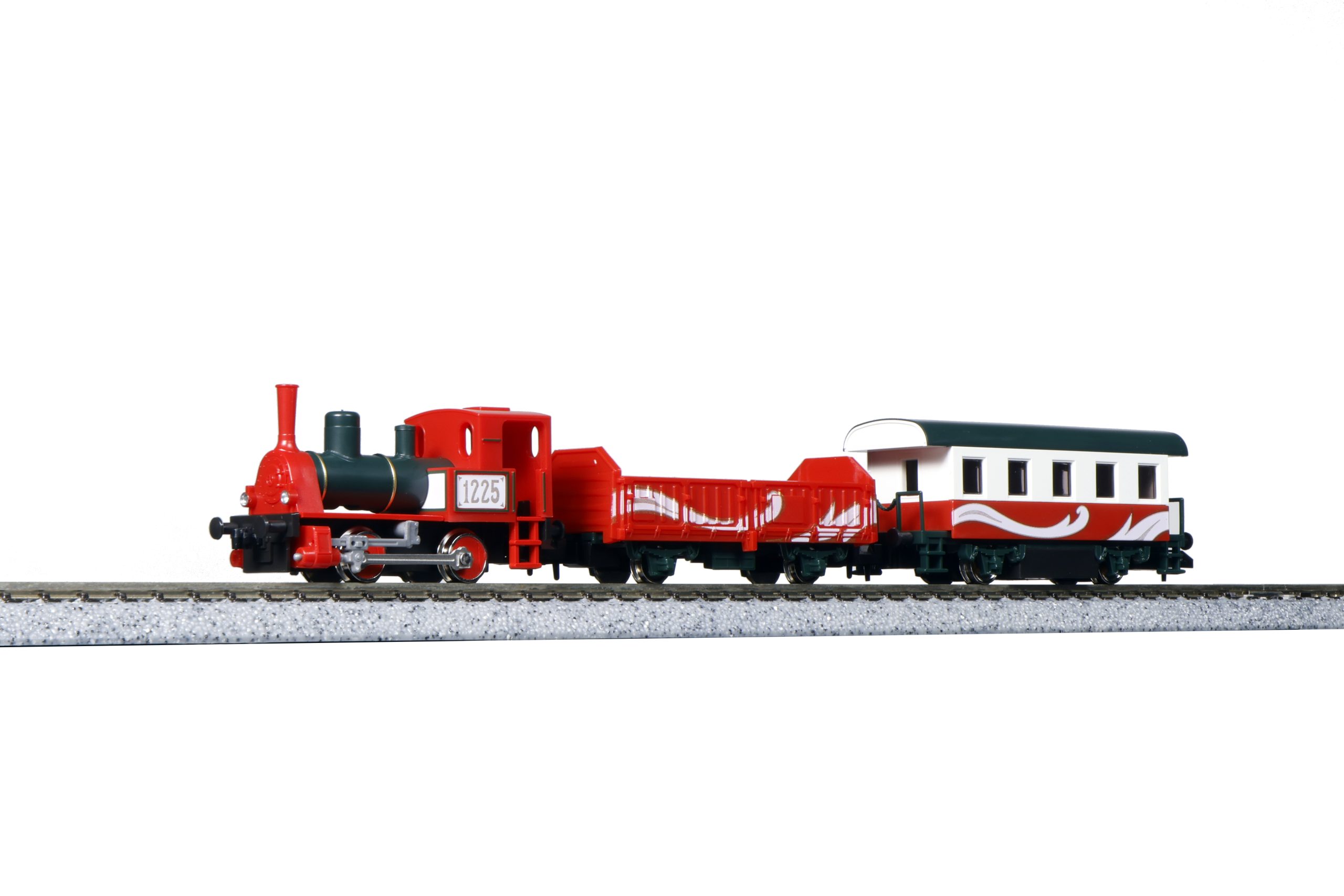 Christmas Train Steam Locomotive & Wagons