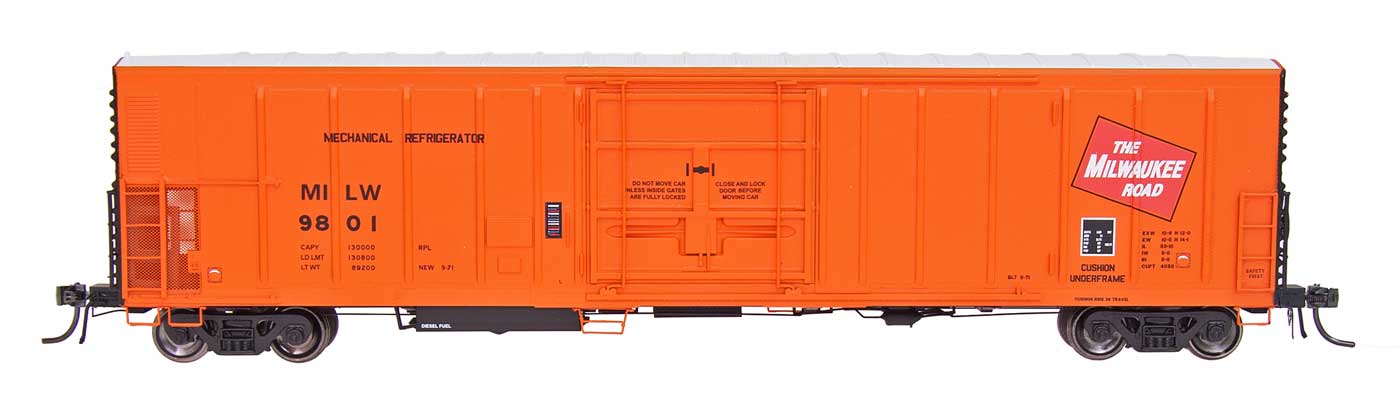Milwaukee Road R-70-20 mechanical refrigerator car #9822