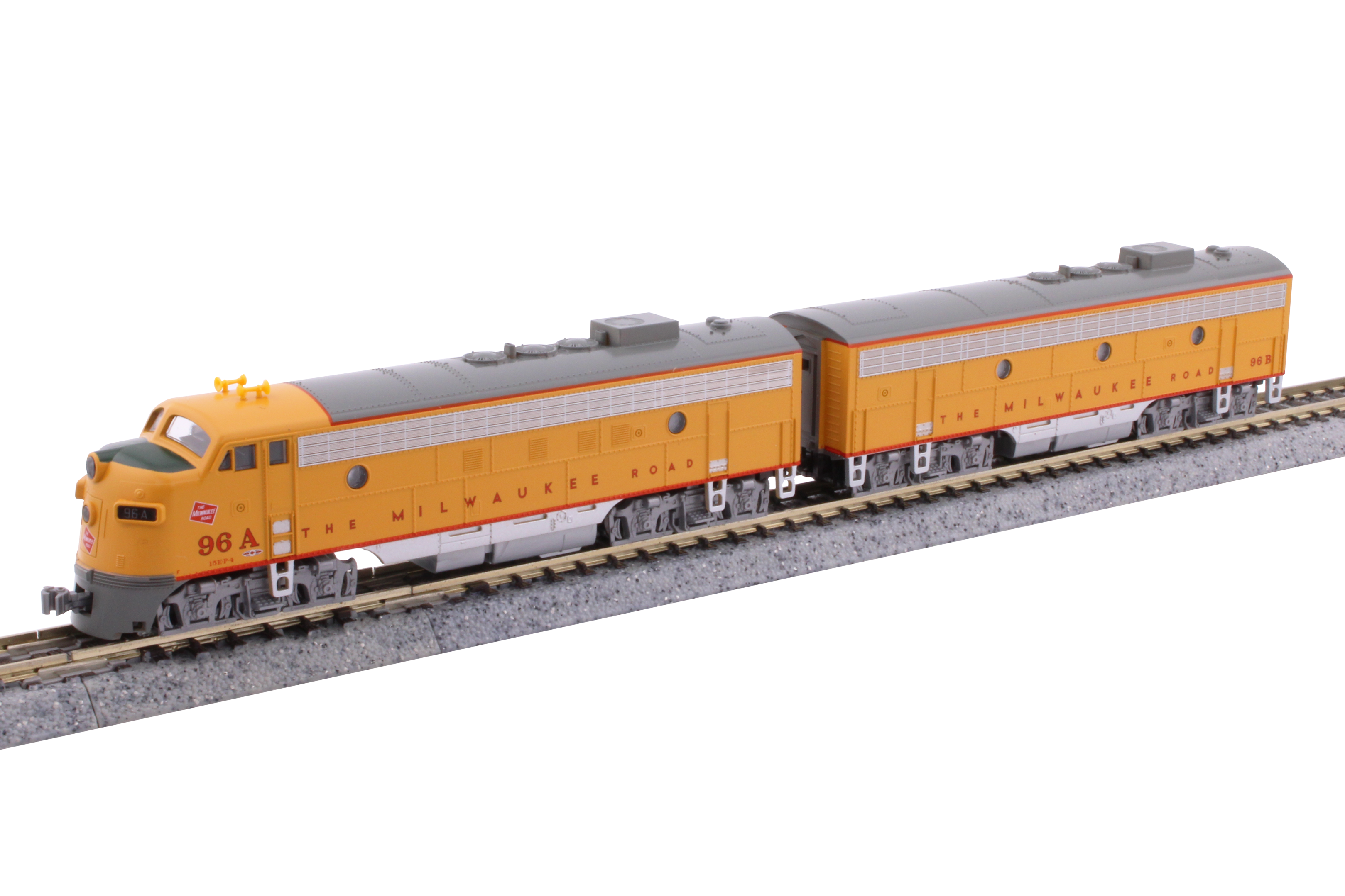Milwaukee Road Post 1955 EMD FP7A/F7B
