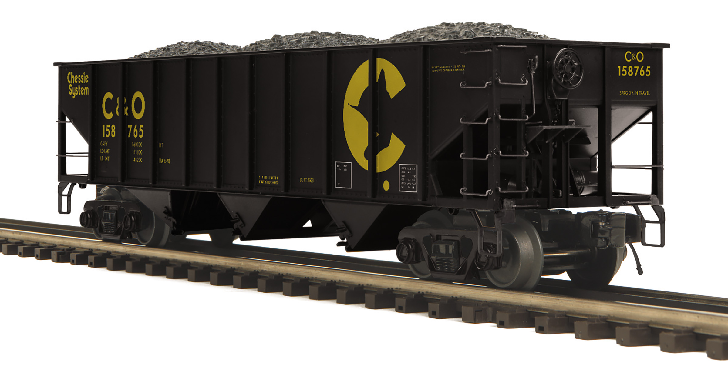Chessie System 70-ton 3-bay hopper car