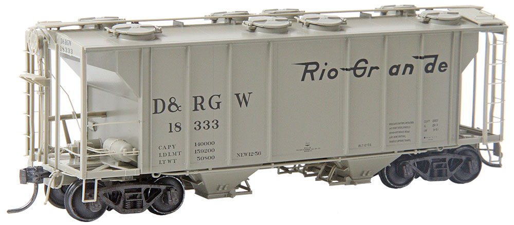Denver & Rio Grande Western PS-2 Covered Hopper 2-Bay 2003 CF #18333