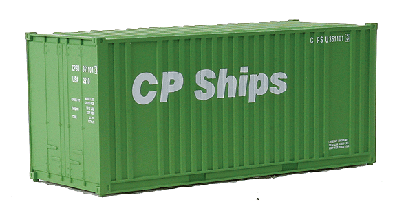 CP Ships 20' Container #3611013