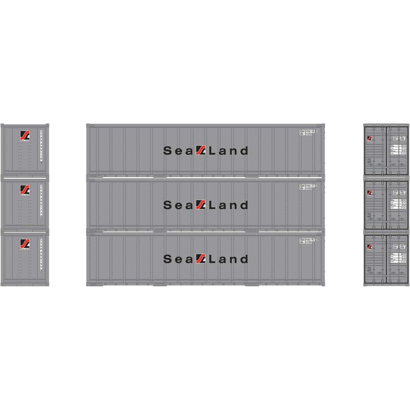 Sealand 40' Smooth Side Container 3-Pack