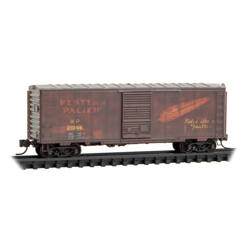 Western Pacific Weathered Boxcar 2-Pack