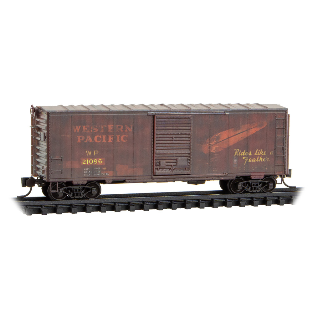 Western Pacific Weathered Boxcar 2-Pack