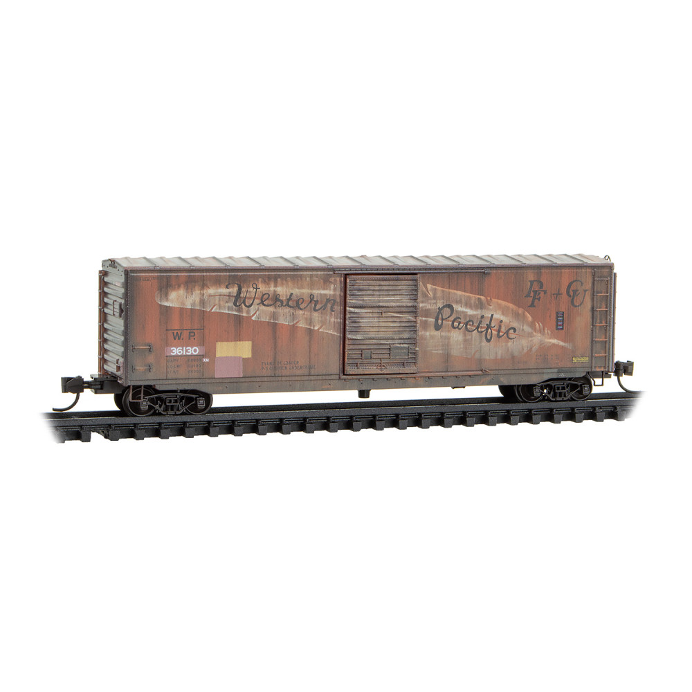 Western Pacific Weathered Boxcar 2-Pack