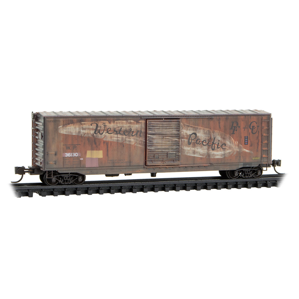Western Pacific Weathered Boxcar 2-Pack