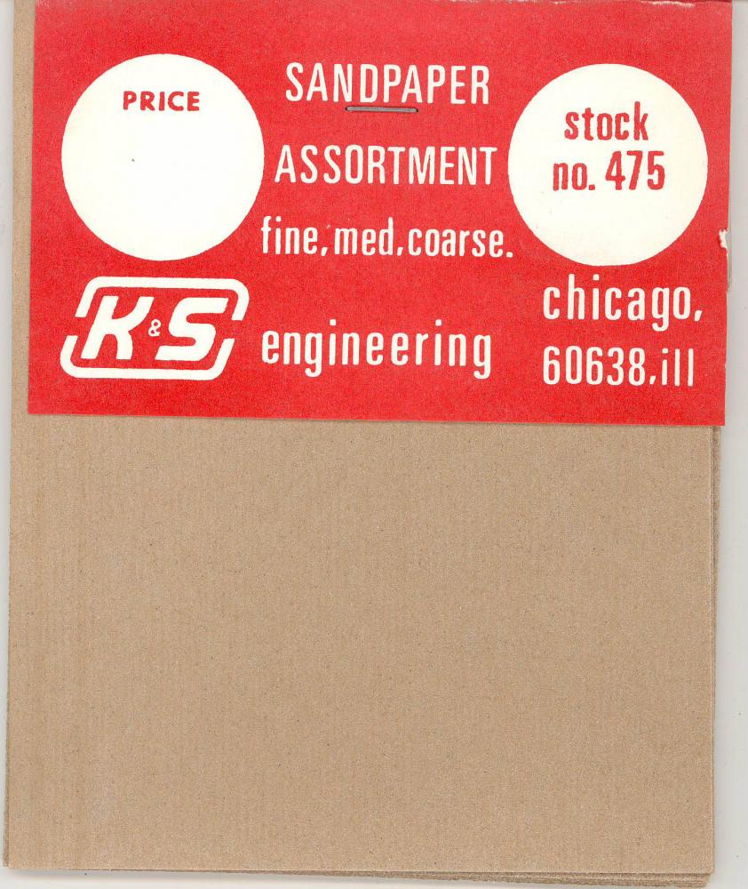 Sandpaper Assortment (Fine, Medium & Coarse)