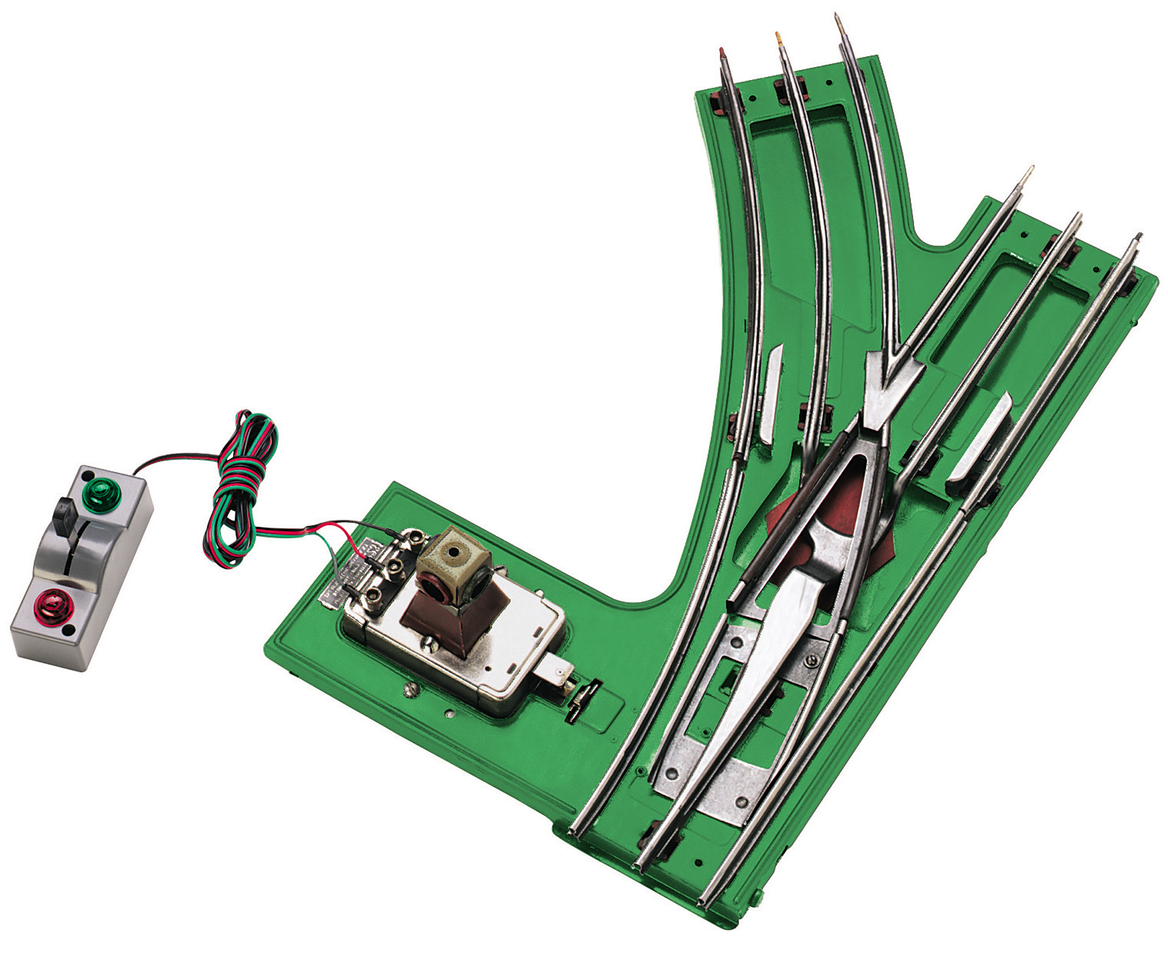 std gauge 42" left hand switch with green base