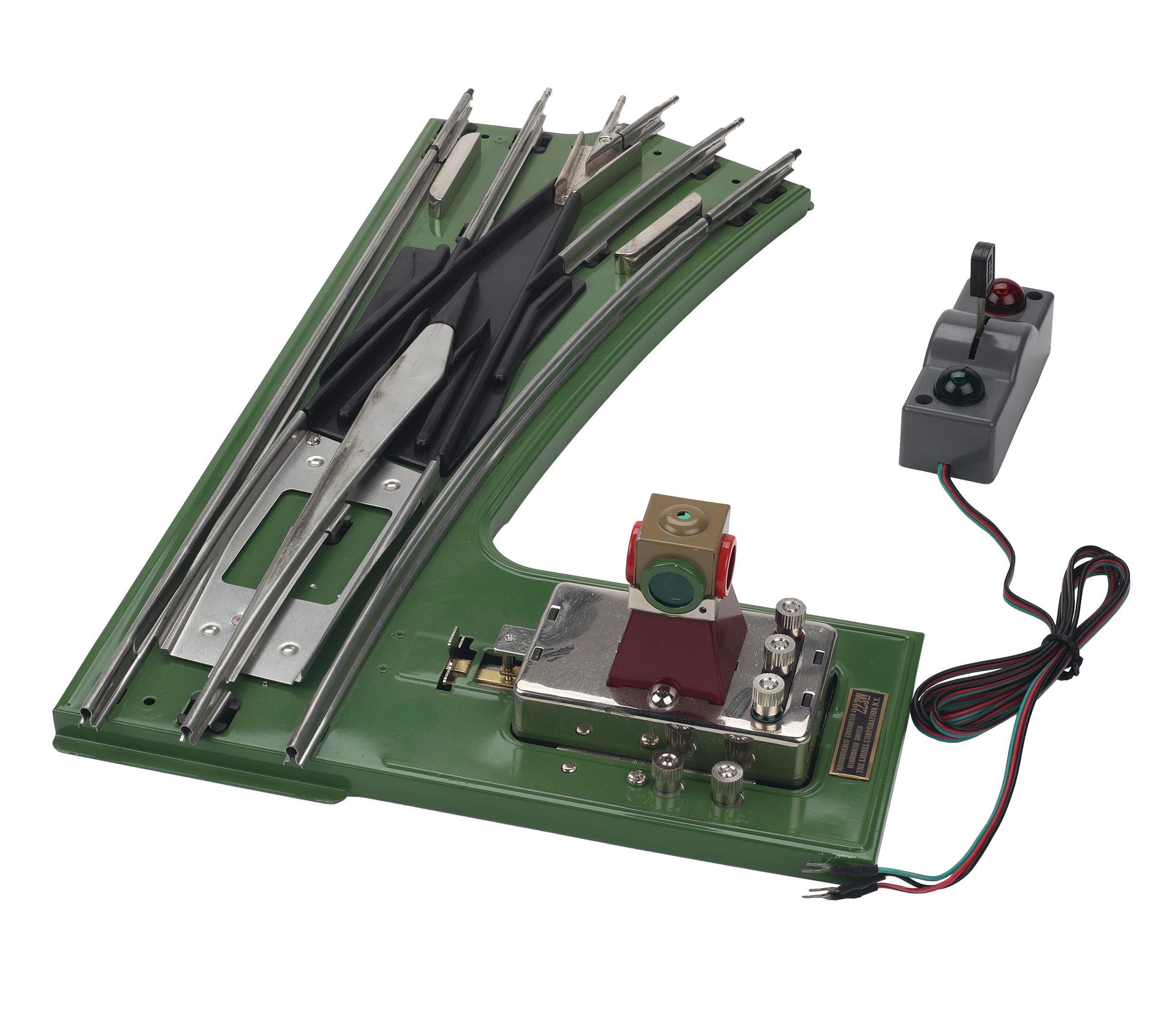 std gauge 72" right switch green base